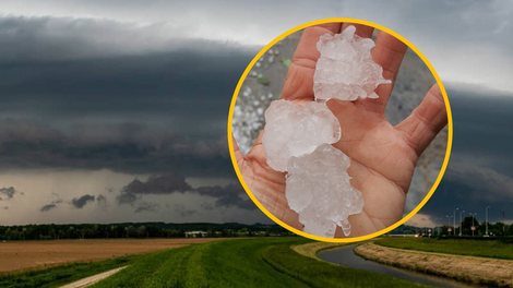 Pojasnila meteorologa: grozovito razdejanje po Sloveniji povzročila kar 50 gramov težka toča!