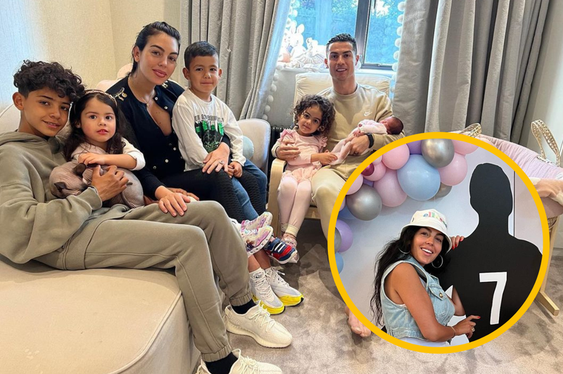 Christiano Ronaldo postaja odtujen oče. Zamudil je pomemben družinski trenutek (foto: Instagram/Georgina Rodriguez/fotomontaža)