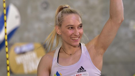 Vrača se zlata olimpijka Janja Garnbret: "Pred vsako tekmo imam tremo, a to je pozitivna trema."