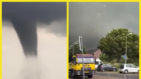 Tornado v Evropi terjal eno življenje, deset ljudi je poškodovanih