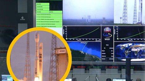 FOTO in VIDEO: Slovenski satelit TAKO poletel v vesolje