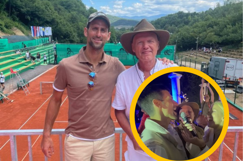 VIDEO: Novak Đoković izbral in zapel legendarno dalmatinsko pesem (foto: Twitter/Luka Nikolić)