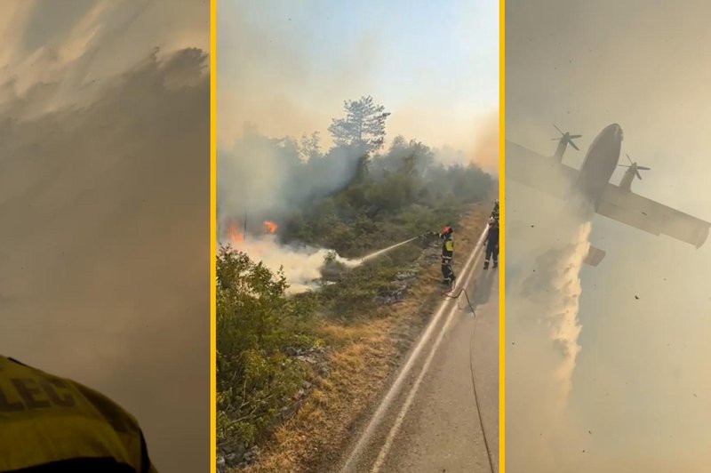 Gasilec objavil VIDEO: prizori s terena kot v filmu ... (foto: Facebook Klemen Gorup/Posnetek zaslona/fotomontaža)