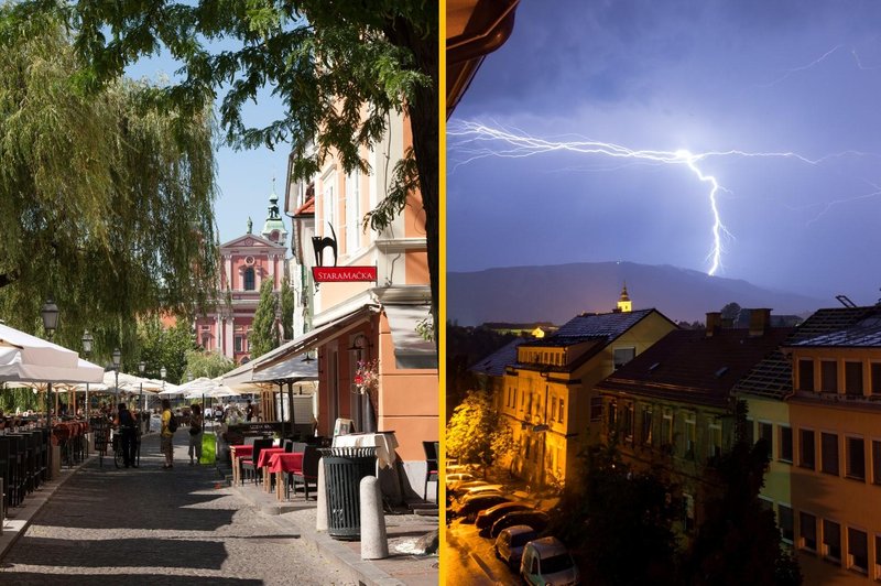 Vremenska opozorila: kje bo vroče in kje bo klestila toča? (foto: Profimedia/Bobo/fotomontaža)