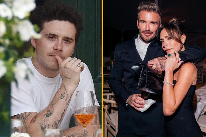 Nič več tako povezani? Družina Beckham na Hrvaškem brez najstarejšega sina (foto: Instagram/Brooklyn Beckham/Instagram/David Beckham/fotomontaža)