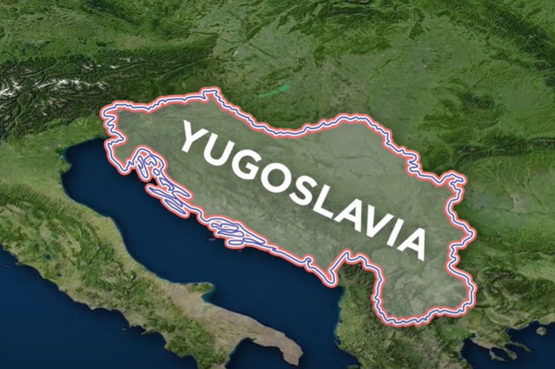 Če bi še obstajala Jugoslavija: kako velika bi bila in kdo bi v njej živel? (foto: You Tube video What If Yugoslavia Reunited Today?/Posnetek zaslona)