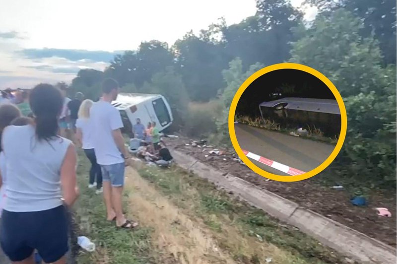 Huda nesreča avtobusa z otroki, ki so se vračali s folklornega festivala: dva težje poškodovana (foto: Nova.bg)