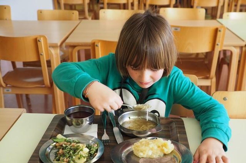 Bodo poslanci držali besedo in omogočili brezplačna kosila za vse osnovnošolce? (foto: OŠ Prestranek)