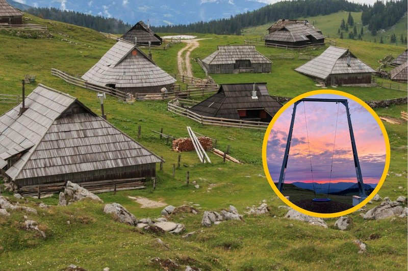 Na Veliki planini odprli novost, ki obiskovalcem brezplačno ponuja čudovite razglede (foto: Profimedia/Facebook/Slovenka Velika Planina/fotomontaža)