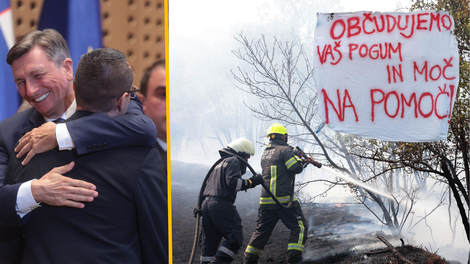 Predanost, srčnost in hvaležnost - gasilci za POŽRTVOVALNOST v požarih na Krasu prejeli nagrado