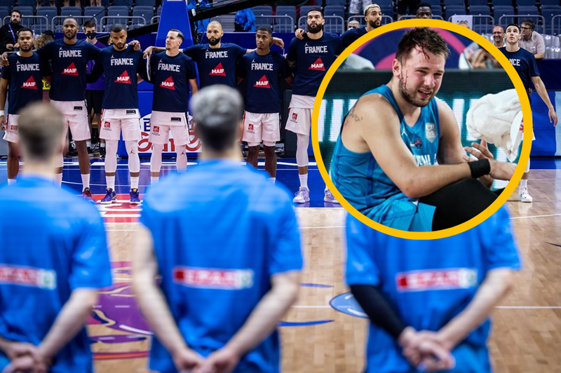 Tekma, ki nam je požrla živce: kako so se košarkarji znašli brez Tobeyja in s poškodovanim Dončićem? (foto: FIBA/fotomontaža)