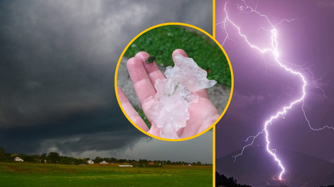 Vreme podivjalo, toča presenetila mnoge občane: presenečen tudi meteorolog, ki takih padavin še ni videl