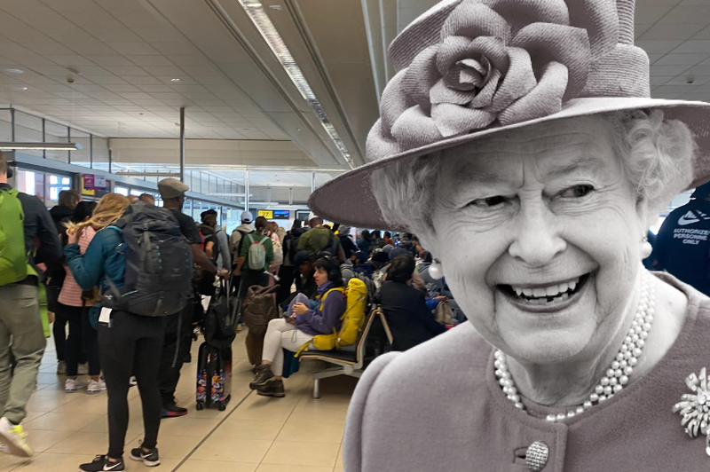 Zgodba bralke: potniki na londonskem letališču so za trenutek popolnoma otrpnili (foto: K. L./profimedia/fotomontaža)