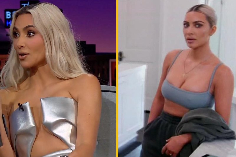 Kim Kardashian shujšala. Kje so njene ikonične obline? (foto: Profimedia/fotomontaža)