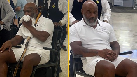 (FOTO) Mike Tyson na invalidskem vozičku: "Ne morem niti govoriti"