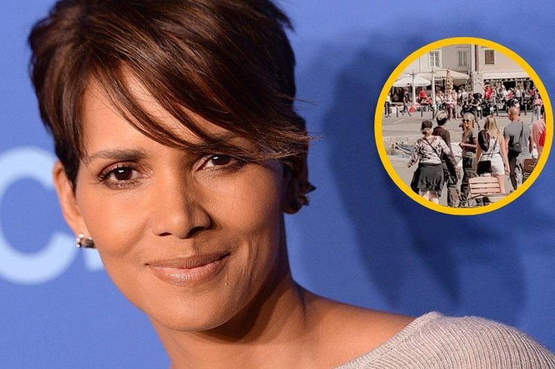 Ste jo videli? Po Piranu se sprehaja Halle Berry (in njena dvojnica) (foto: Fotomontaža/TikTok/burkeskunkcloud/Profimedia)