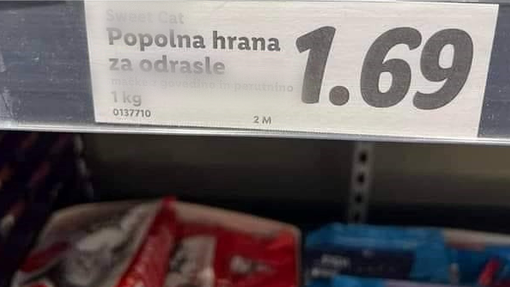 Bizarno: v trgovini prodajajo "popolno hrano za odrasle"