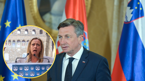 Kako Pahor komentira volilni izid v Italiji in komu je čestital?