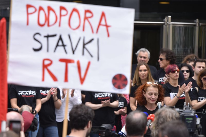 Mrk na nacionalni televiziji: bomo zaradi stavke sploh lahko kaj gledali? (foto: Bobo)