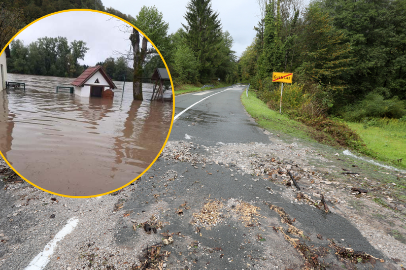 Nevarnosti še ni videti konca: Kolpa lahko znova poplavi! (foto: Facebook/Turizem Benetič/Bobo/fotomontaža)