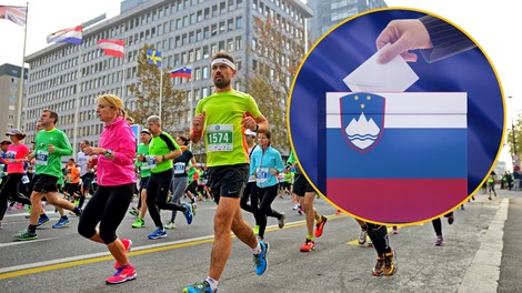 Zapore cest zaradi Ljubljanskega maratona: poglejte zemljevid, ki vam bo olajšal pot na volitve