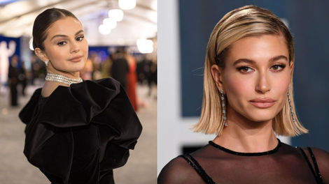 Sta Hailey Bieber in Selena Gomez zakopali bojno sekiro? V javnosti sta se objemali (našli smo fotografije)