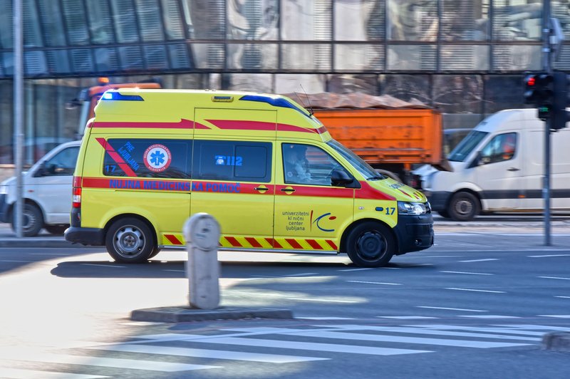 V Ljubljani prišlo do verižnega trčenja (foto: Bobo)