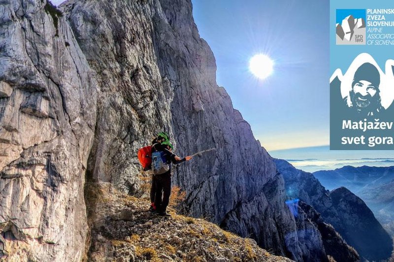 Njen okamneli obraz me je pospremil na jesensko pustolovščino v gore (foto: Matjaž Šerkezi)