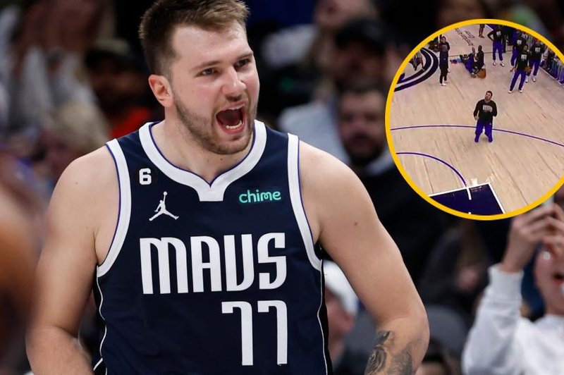 (VIDEO) Luka Dončić navdušil že na ogrevanju: oglejte si neverjeten koš, ki se mu čudijo po vsem svetu (foto: Profimedia/Twitter/NBA/posnetek zaslona/fotomontaža)