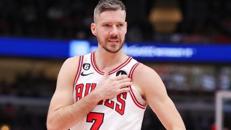 Goran Dragić dobil poseben obisk iz domovine: v Chicagu ga je obiskala slovenska zvezdnica (FOTO)