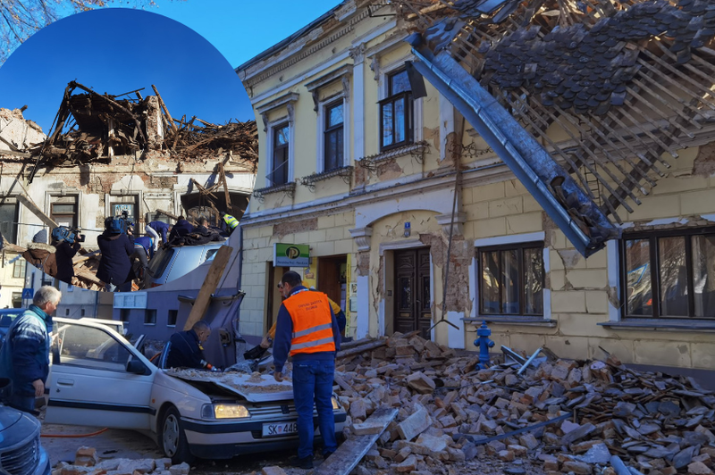 Po dveh letih od rušilnega potresa na Hrvaškem: mnogi še vedno živijo v nemogočih razmerah (foto: Twitter/AM)