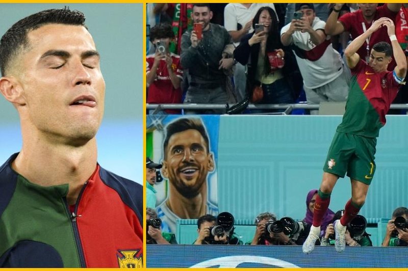 Neuničljivi Cristiano Ronaldo: Portugalcu že na prvi tekmi v Katarju uspelo, kar v zgodovini nogometa ni še nikomur (foto: Profimedia/fotomontaža)