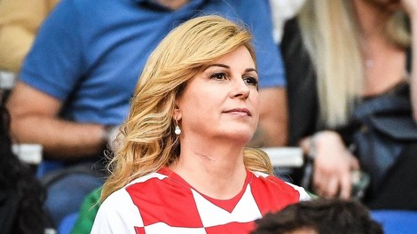 Kolinda spet v akciji. Poglejte, kaj je storila po hrvaški zmagi nad Kanado