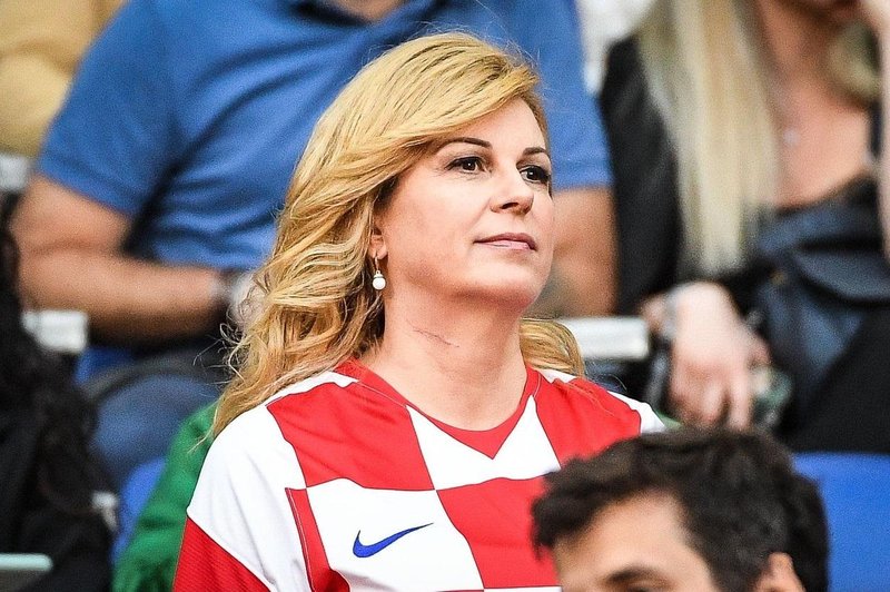 Kolinda spet v akciji. Poglejte, kaj je storila po hrvaški zmagi nad Kanado (foto: Profimedia)