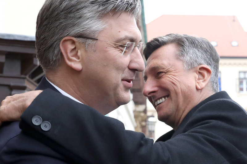 Borut Pahor čustven na svojem zadnjem obisku: "Vedno sem se trudil za dobre odnose med nami" (foto: Daniel Novakovič/STA.)