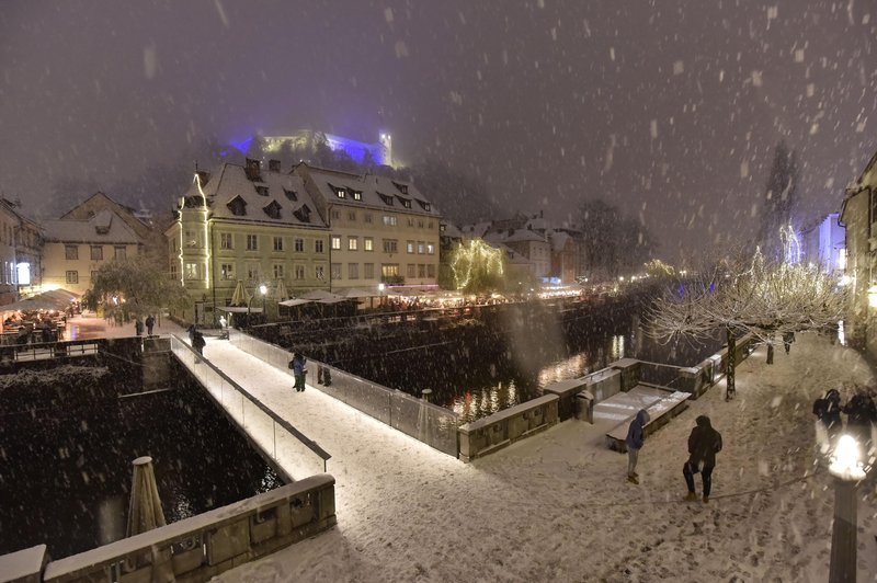 Kdaj in kje si lahko obetamo nove snežinke? (foto: Borut Živulović/Bobo)