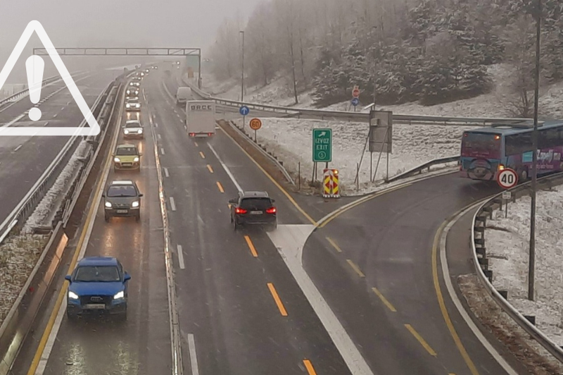 Zaradi snega zaprte nekatere ceste po Sloveniji: vemo, kje morate biti še posebej previdni (foto: Facebook/Promet.si/fotomontaža)