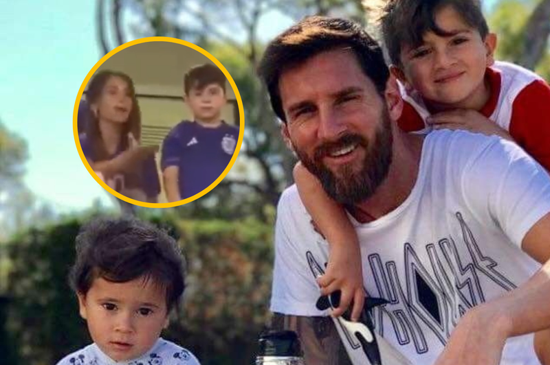 VIDEO: Messijev sin razjezil navijače na tribuni, njegova mama se je od sramu skoraj pogreznila v zemljo (foto: Twitter/Barça Worldwide/LaRomi/posnetek zaslona/fotomontaža)