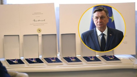 Prvi mož države v odhajanju Borut Pahor v predsedniški palači pozdravil Janšo, Bavčarja, Kacina, Peterleta in Ruplja (preverite, zakaj)