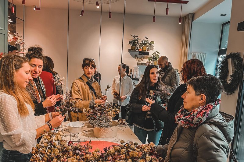 Nov sanjski raj za ljubitelje rož v središču Ljubljane (foto: Sanjski šopek)