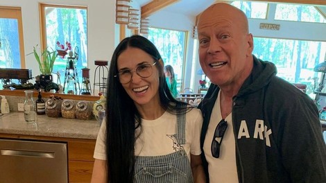 Bruce Willis in Demi Moore bosta prvič v novi družinski vlogi