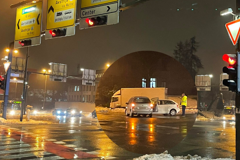 Previdno! Na eni izmed najbolj prometnih cest v prestolnici se je zgodila prometna nesreča (FOTO) (foto: Uredništvo)