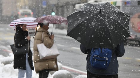 Sneg ali dvig temperatur? Takšno vreme nas čaka ta konec tedna