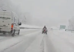 VIDEO: Ob tem posnetku vam bo zaledenela kri, zgodilo se je na slovenski avtocesti