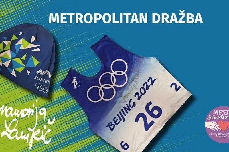 Prva Metropolitan dražba se je začela: zagotovite si olimpijsko kapo in dres Anamarije Lampič (foto: Uredništvo)