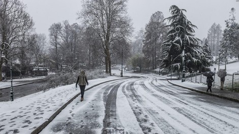 Voznik v pešce trčil na nasprotni strani ceste, več poškodovanih