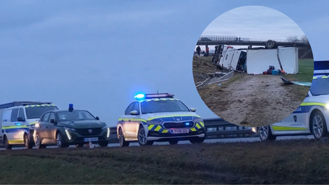 Pomurska avtocesta še vedno zaprta: v prometni nesreči avtobusa trije mrtvi in več ranjenih