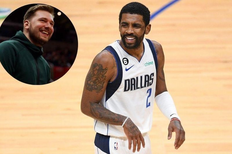 Luka Dončić s klopi spremljal čarovnije novega člana ekipe (foto: Profimedia/Twitter/Dallas Mavericks/fotomontaža)