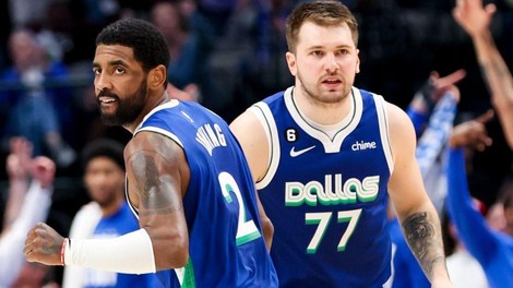 Dvorana je pokala po šivih, zvezdnika Luka Dončić in Kyrie Irving sta zadevala kot v transu, na koncu pa ...