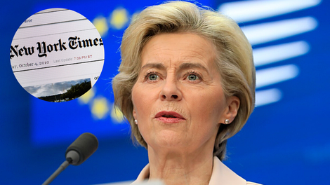 Časnik New York Times v tožbo zoper Ursulo von der Leyen: je res prikrivala pogovore?